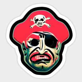 Eye patch Pirate Mask Sticker